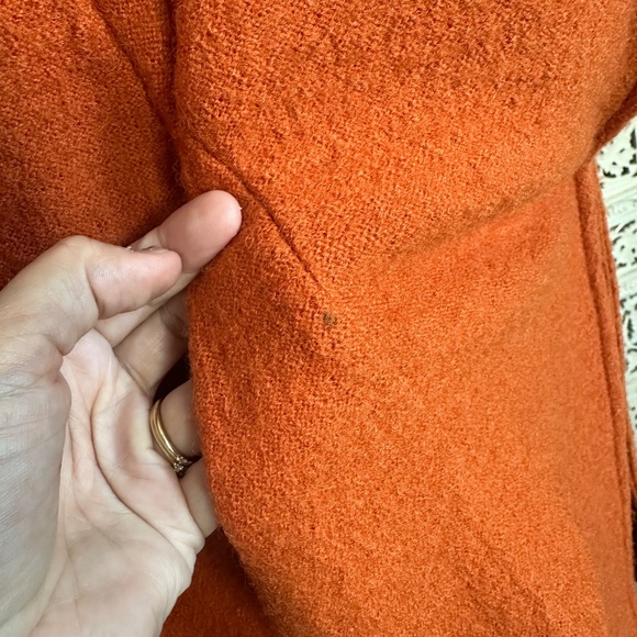 Vtg Kasper 100% Wool Burnt Orange Blazer Jacket Sz Medium - Picture 5 of 7